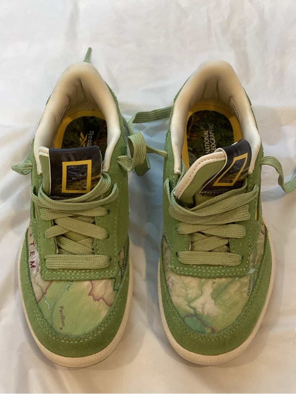 National Geographic Kids Green Tie-Dye Low-Top Sneakers